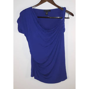 Asymmetrical Stylish Blue Top